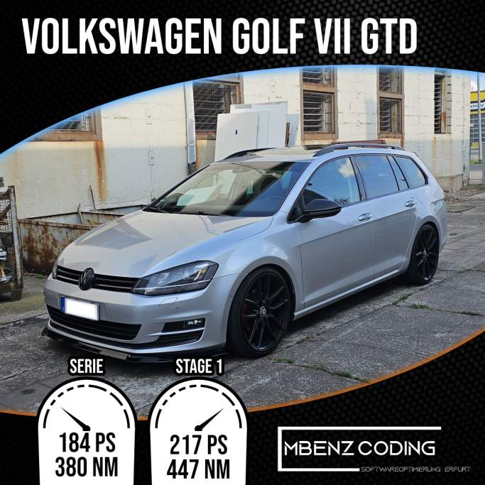 VW Golf VII GTD Chiptuning