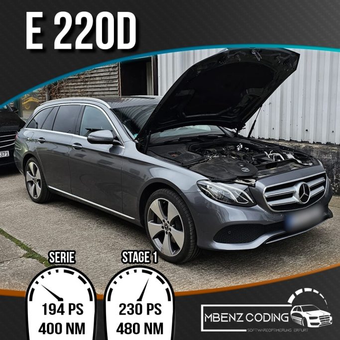 Mercedes E 220D Chiptuning